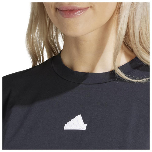 Adidas Γυναικεία κοντομάνικη μπλούζα W City Escape Crop Tee With Bungee Cord